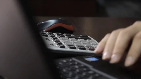 Office Computer Manage Stock Footage 70281550