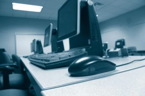 Office computers Stock Photos