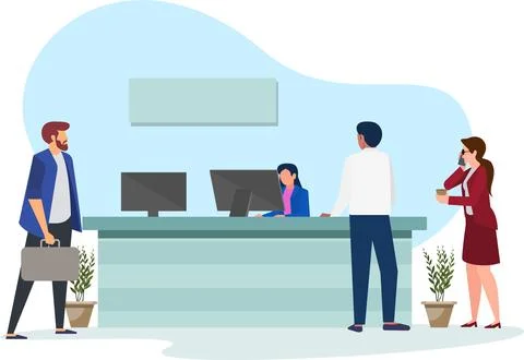 Office concept Stock Illustration