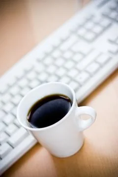 Office conceptual Stockfoto's
