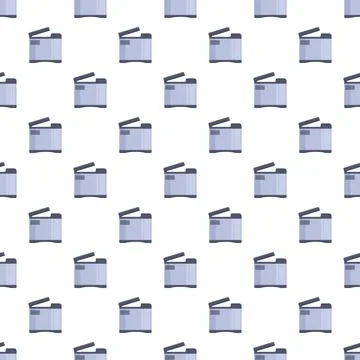 Office copier machine digital scanning seamless pattern 스톡 일러스트