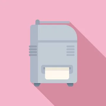 Office copy machine icon flat vector. Digital print イラスト素材