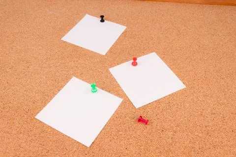 Office Cork Board for notes Stock Photos