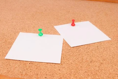 Office Cork Board for notes Foto stock