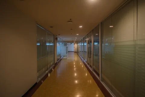 Office corridor Stock Photos