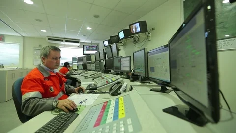 Office cubicles Stock Footage 77053291