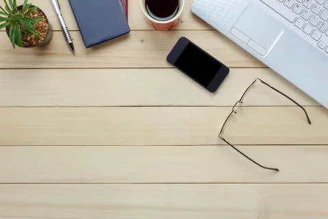 Office desk background. Stock Photos
