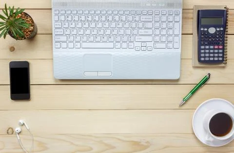 Office desk background. Stock Photos