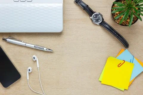 Office desk background. Stock-Fotos