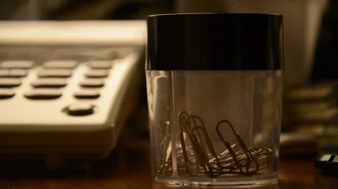 Office desk material Stock Footage 39764325