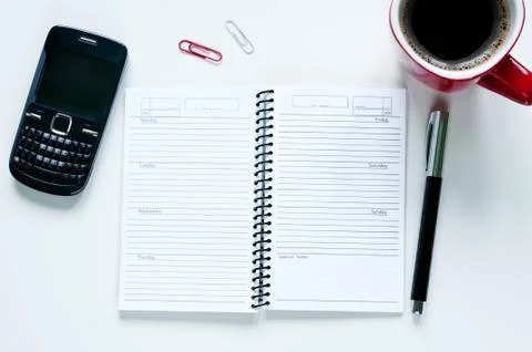 Office desk Stock Photos