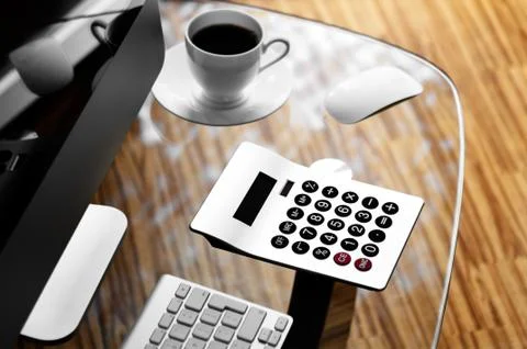 Office desk Stock Photos