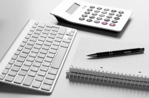 Office desk Foto stock