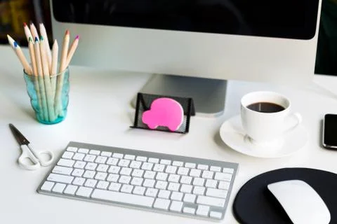 Office Desk Foto stock