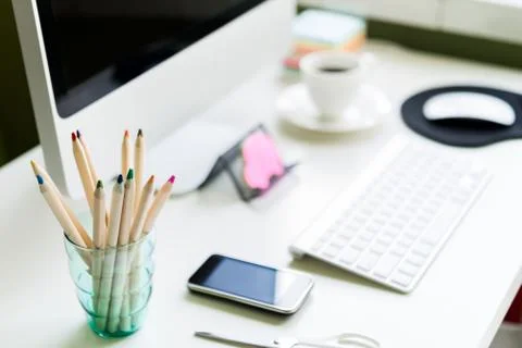 Office Desk Foto stock