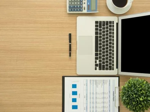 Office desk Stock Photos