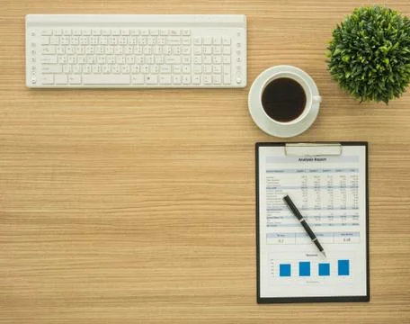 Office desk 스톡 사진