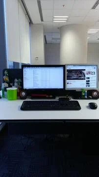 Office desk Stock-Fotos