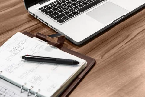 Office desktop. Foto stock