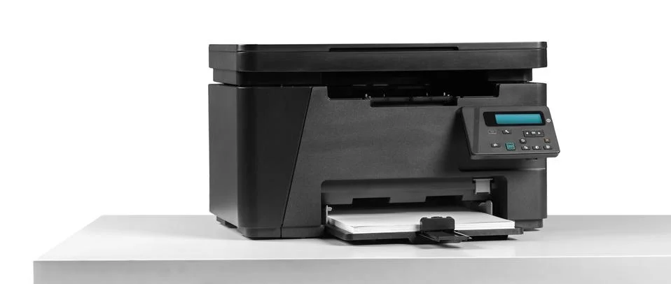 Office desktop printer Foto stock