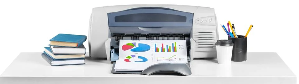 Office desktop printer Stock Photos