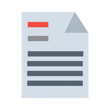 Office document business file folder vector illustration. Archive office file Stock Illustration