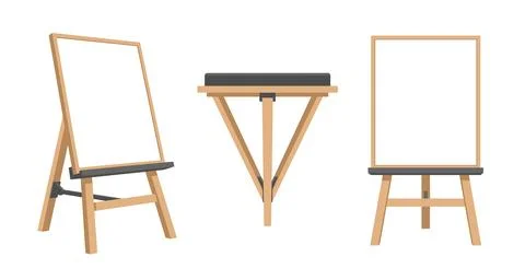 Office Document Display Easel Stock Illustration