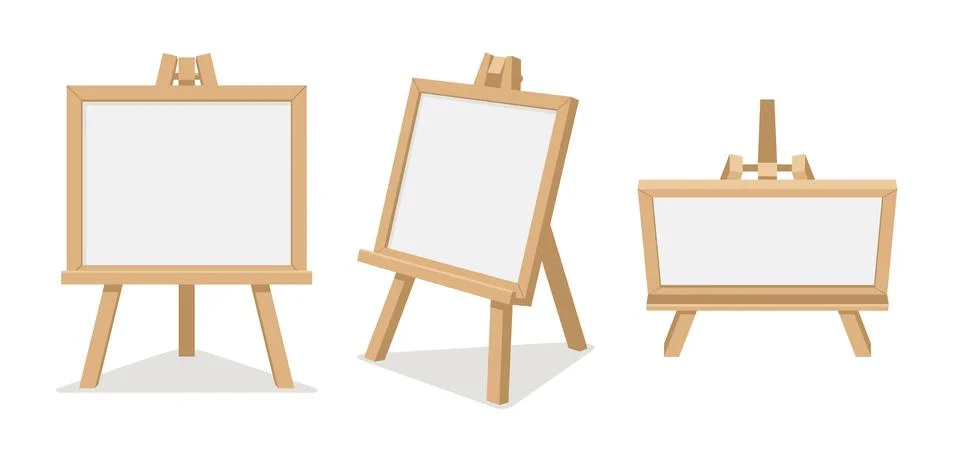 Office Document Display Easel Stock Illustration