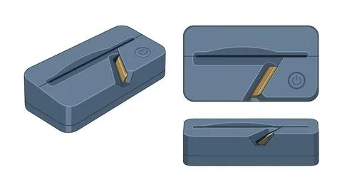 Office Document Envelope Opener Stock Illustration