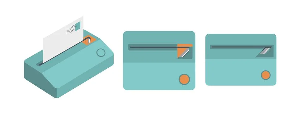 Office Document Envelope Opener Stock Illustration