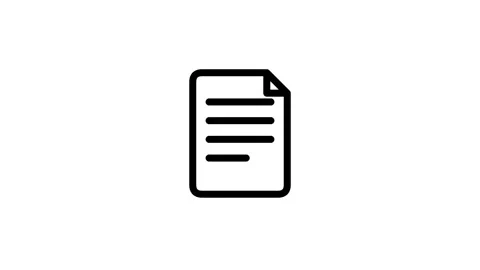 Office Document File Format Icons Bundle Loop Vídeo Stock 334763003