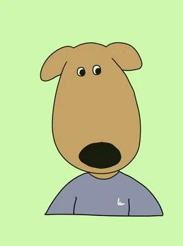 Office dog Illustrazione stock