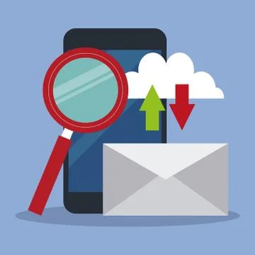 Office elements and technology Illustrazione stock