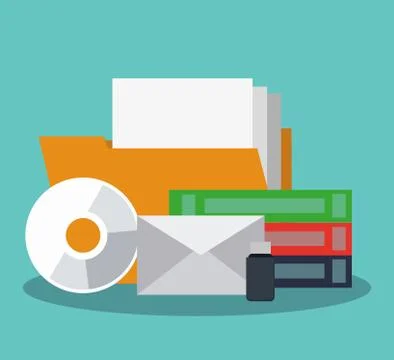 Office elements concept イラスト素材