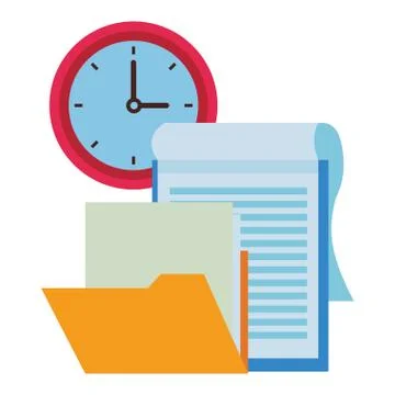 Office elements concept 스톡 일러스트