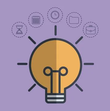 Office elements design 库存插图