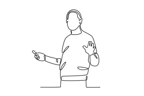 An office employee Stock Illustration