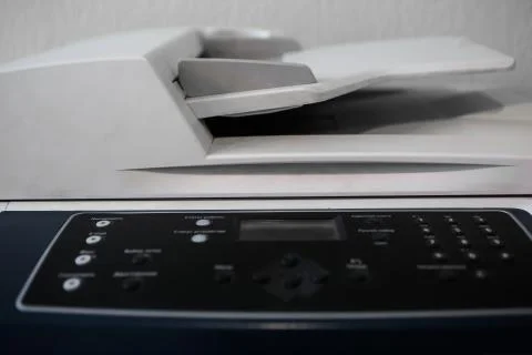 Office equipment printer scanner copier universal printing Stock Photos