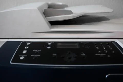 Office equipment printer scanner copier universal printing Stock Photos