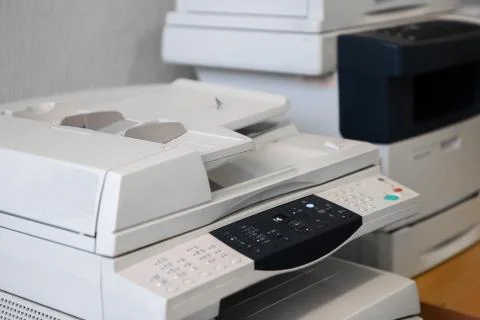 Office equipment printer scanner copier universal printing Stock-Fotos