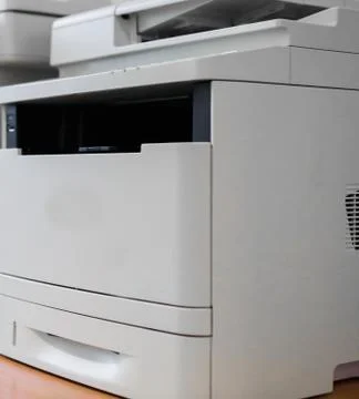 Office equipment printer scanner copier universal printing Stock Photos