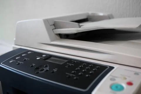 Office equipment printer scanner copier universal printing Stock Photos