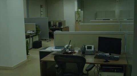 Office evening Stock Footage 25070729