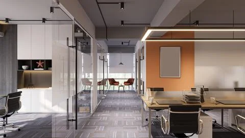 Office Evolution Transforming Traditional Workspaces Stock Illustration