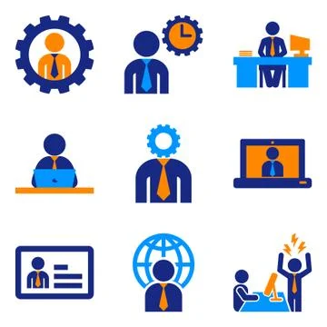 Office Executive Stock Illustration