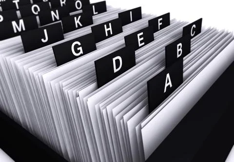 Office File Directory Stock Illustration