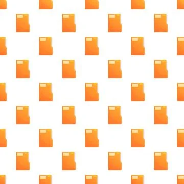Office files folders seamless pattern background Stock Illustration