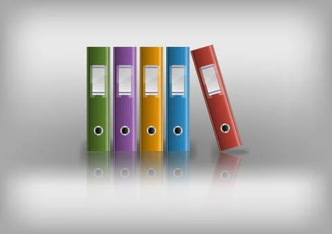 Office files 스톡 일러스트