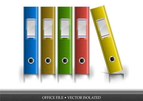 Office files Stock Illustration
