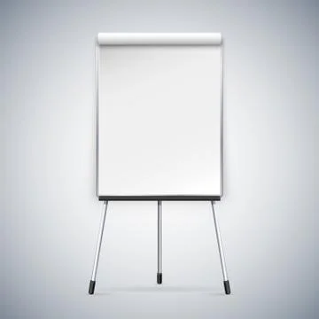 Office Flipchart Stock Illustration